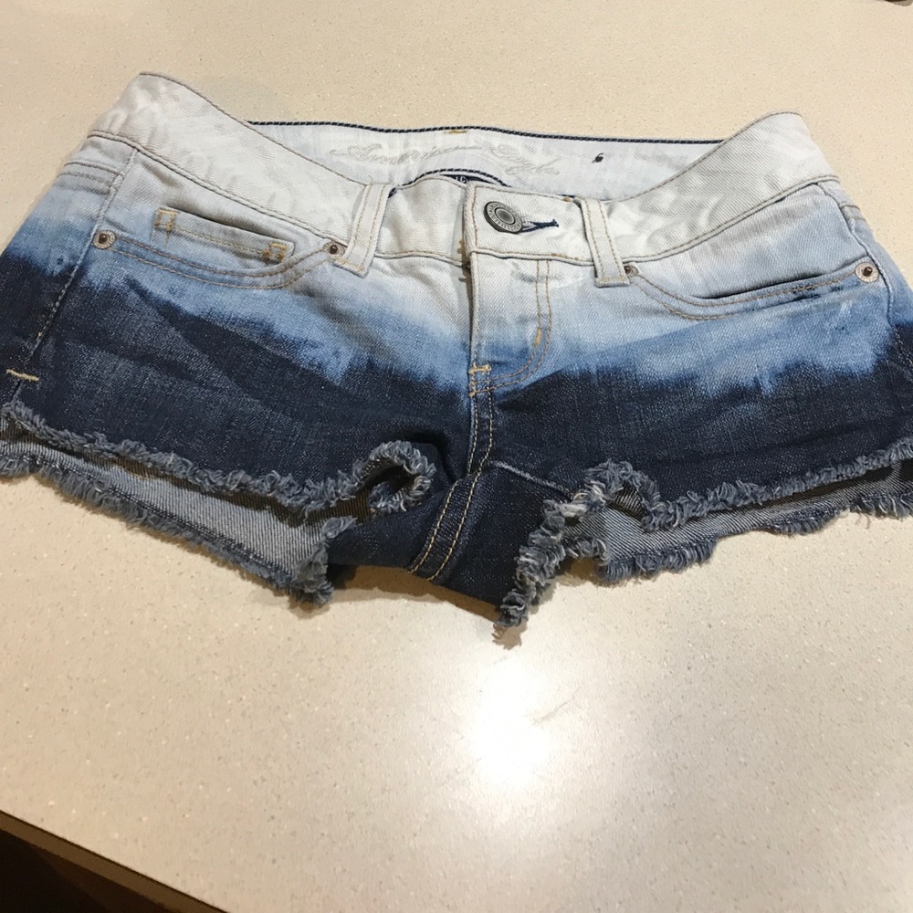 American Eagle denim stretch shorts