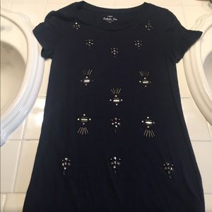 J.Crew Jeweled Tee