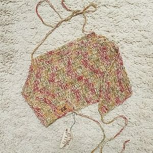 100% Hemp Halter Crop Top