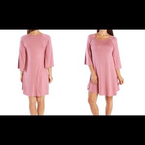 Nelly Women's Plus Tunic Dress : Blush/Pink 2X