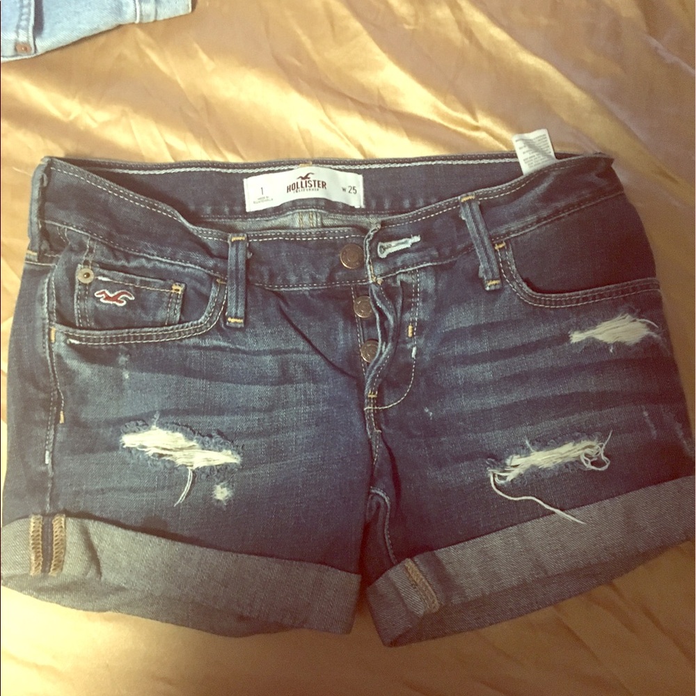 Hollister jean shorts