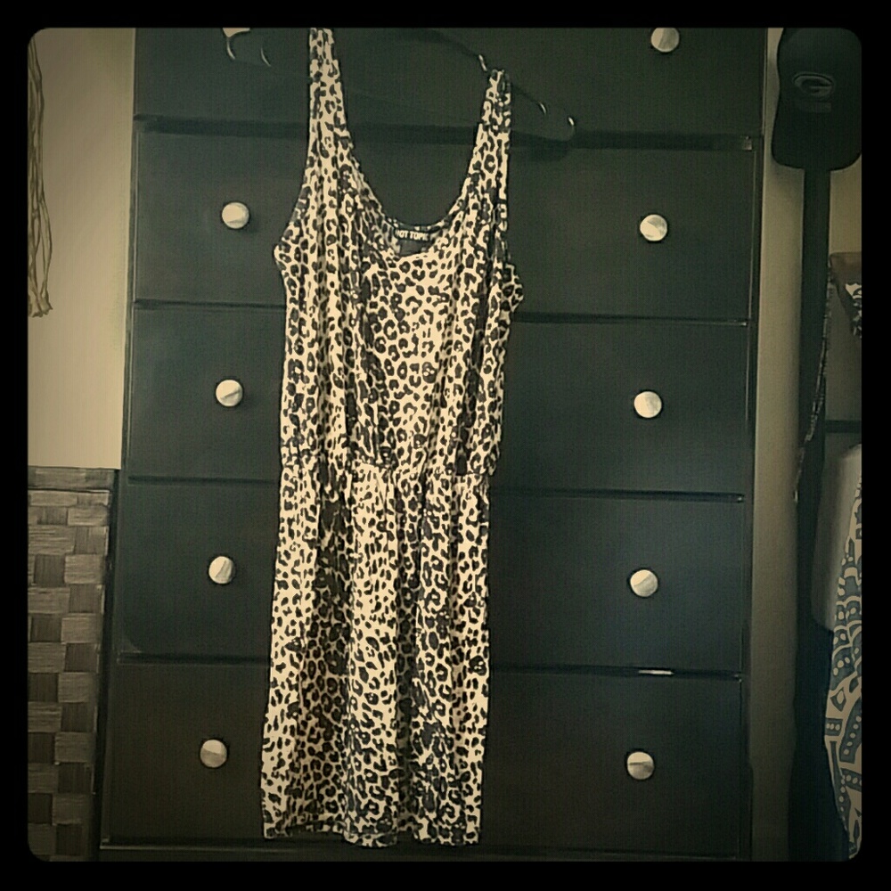Skull/Cheetah Print Sun Dress