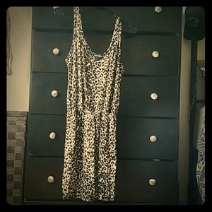 Skull/Cheetah Print Sun Dress