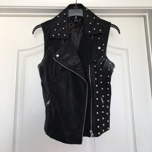 Silver Studded Vest