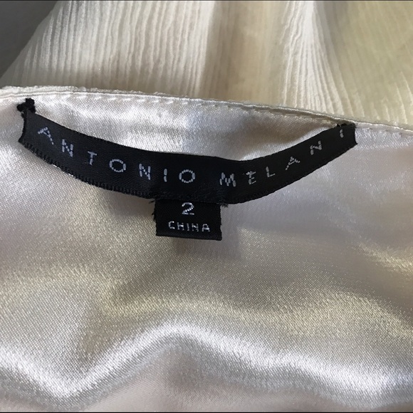 Antonio Melani Top 2 New Date Holiday Ivory Lace - Picture 5 of 7