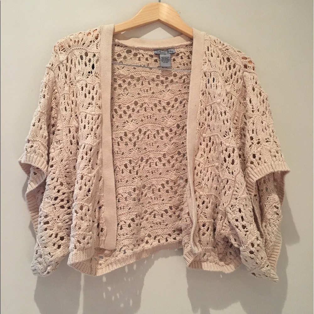 Boho crochet sweater