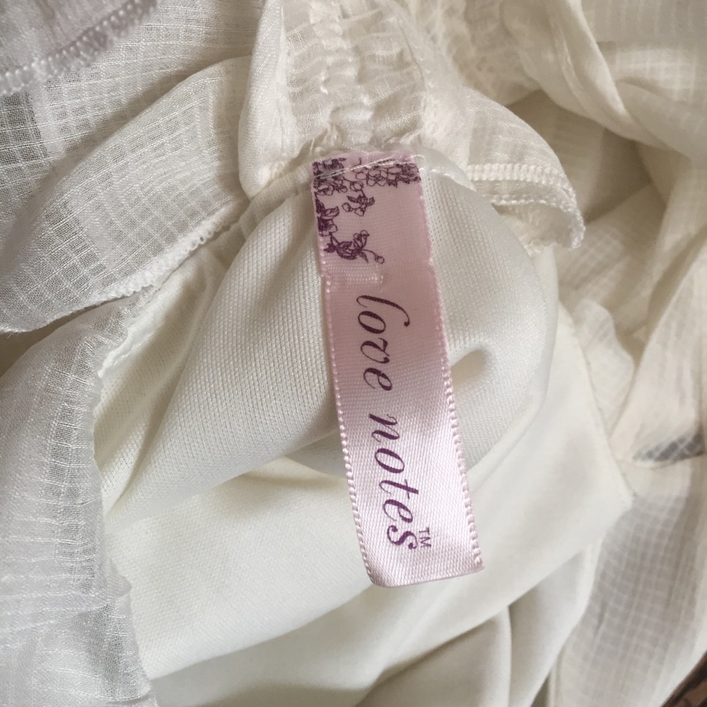 Love Notes Off White Ruffle Mini Dress - Picture 5 of 6