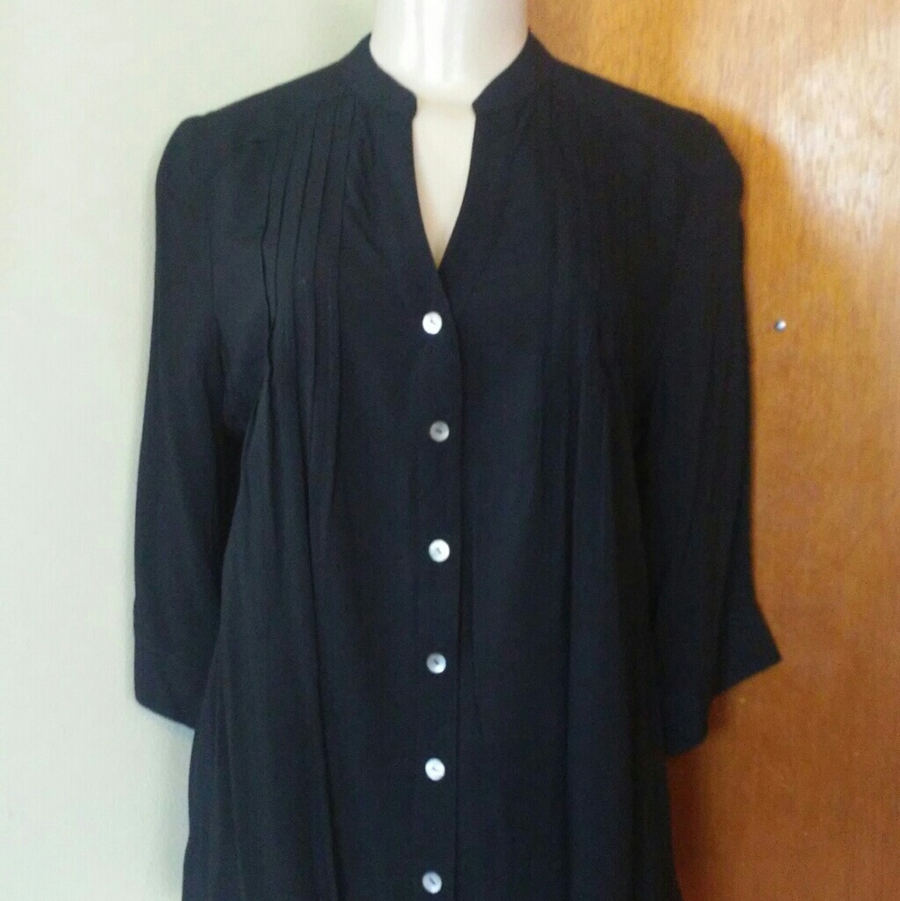 Black Dress Shirt NWT sz L