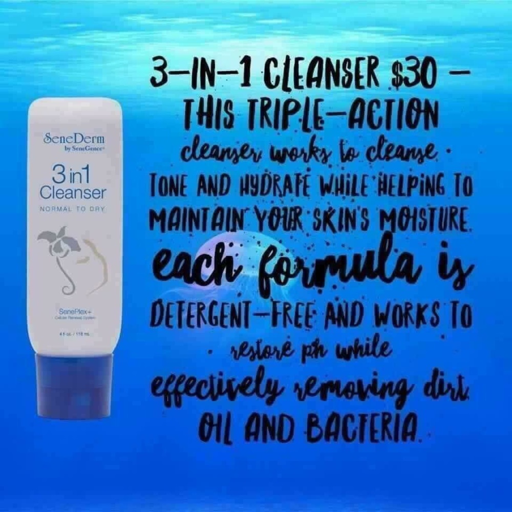 Senederm 3-in-1 Cleanser - Normal to Oily