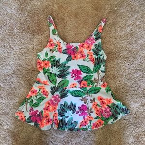 Express Floral Peplum