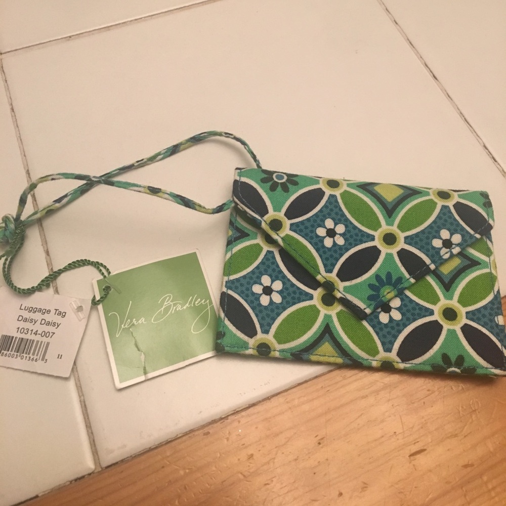 NWT Vera Bradley Daisy Daisy Luggage Tag