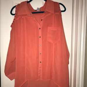 Cold Shoulder Top - Plus Size