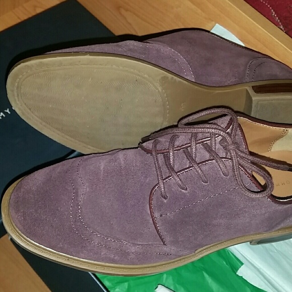*SOLD* Tommy Hilfiger Dark Red Suede Shoes - Picture 2 of 5