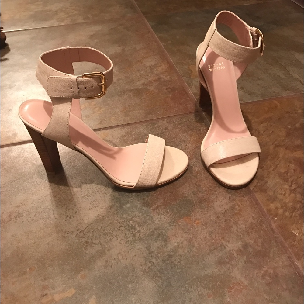 Stuart Weitzman ivory sandal