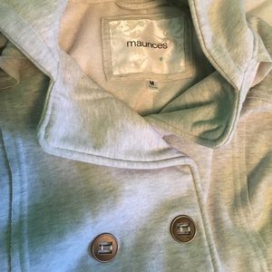 Maurice's button up coat/sweatshirt