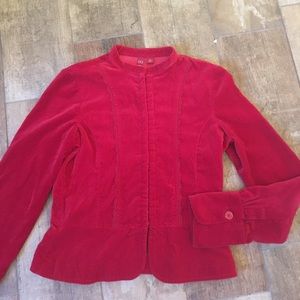 Red Velvet Jacket