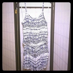 Stitch Fix Blue and White Romper