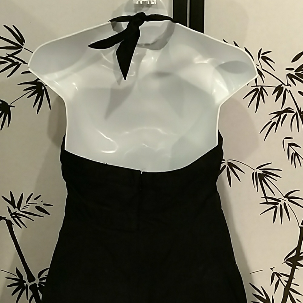 LBD Gap stretch summer dress halter back sz 2 - Picture 2 of 2