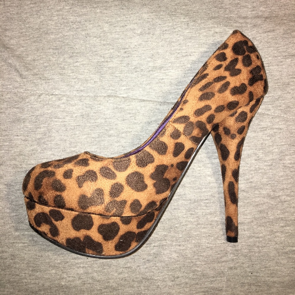 Never worn without box! Leopard High Heels!