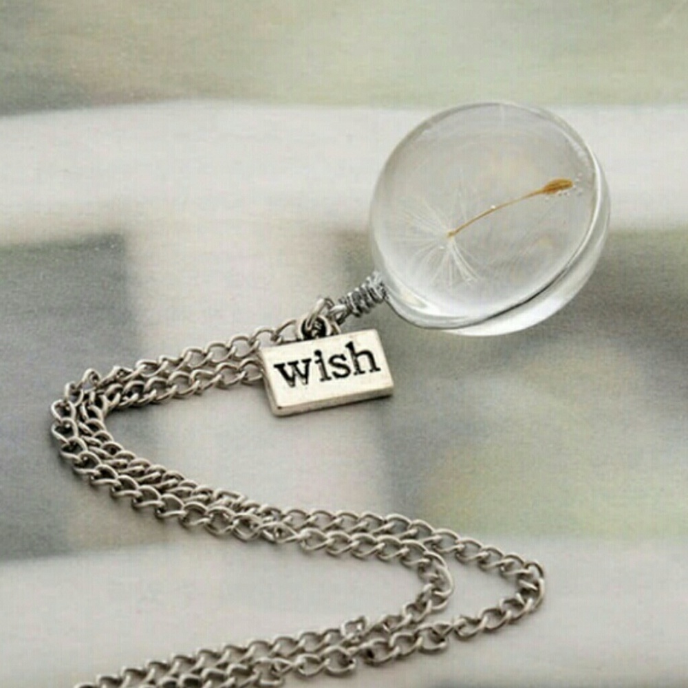 Dandelion wish necklace - Picture 2 of 4