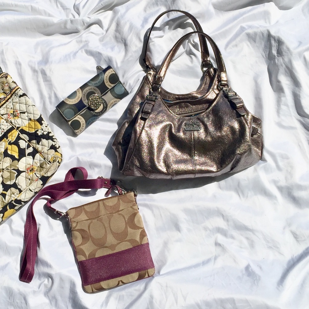 COACH BUNDLE!! .. HOBO! CROSS-BODY! & WALLET!!