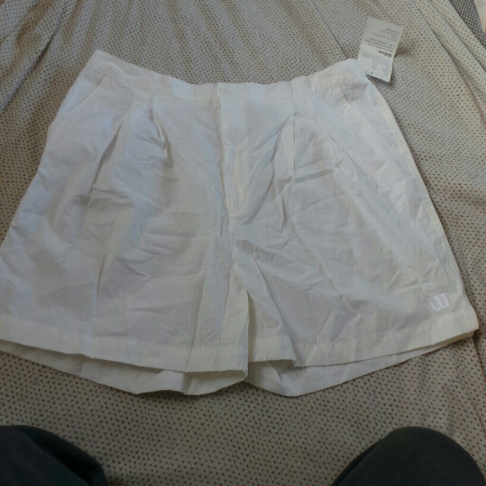 Wilson white shorts