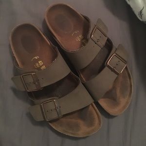 Grey/Green birkenstocks