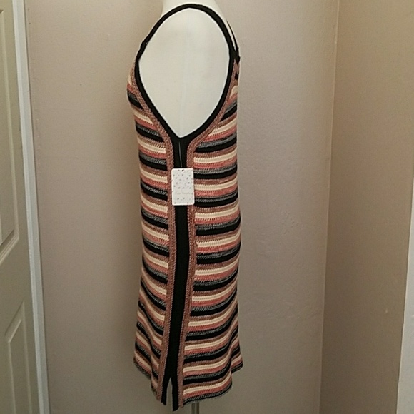 ❌SOLD!❌ 🖤  FREE PEOPLE RETRO RUBY CROCHET DRESS - Picture 4 of 7