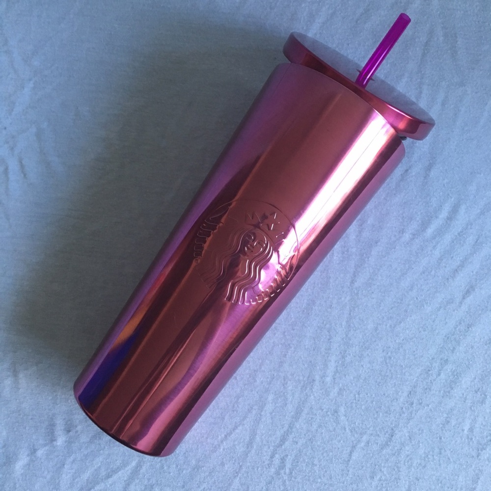 Starbucks Cup: Metallic Pink Summer Edition