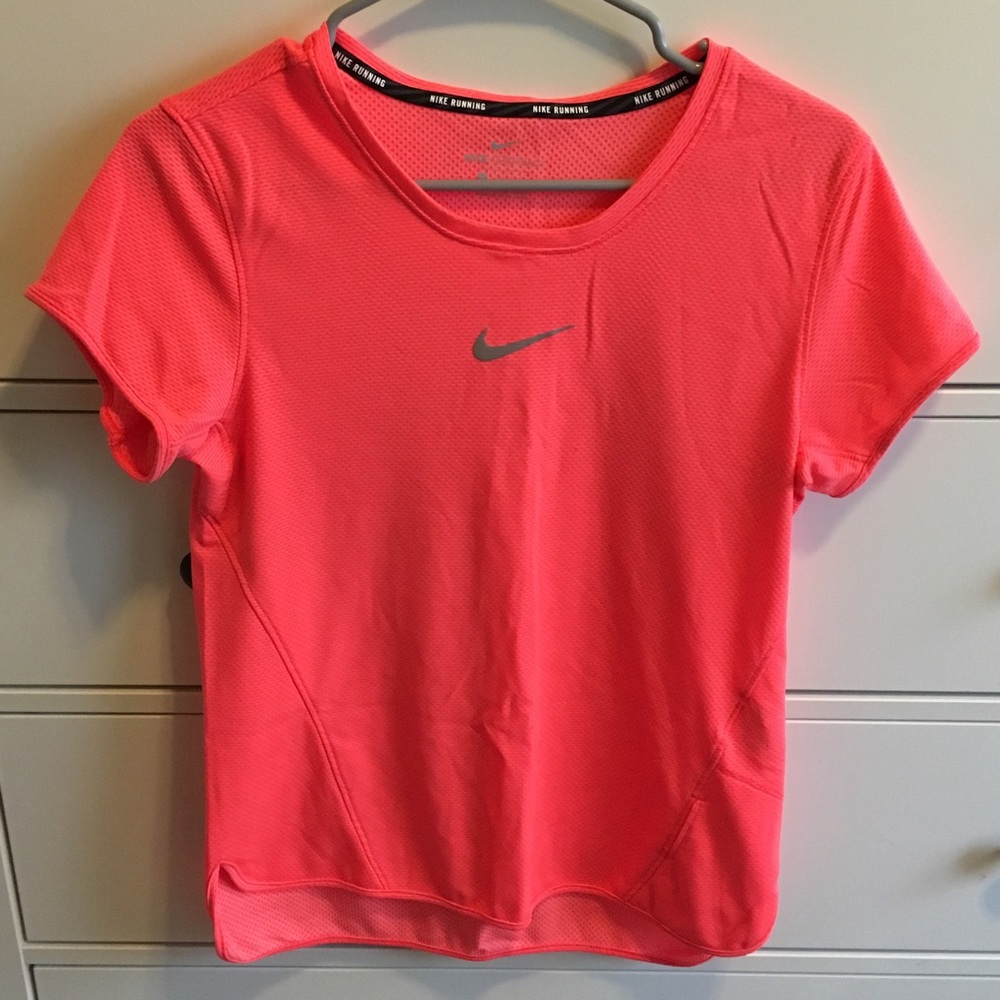 Orange NIKE AeroReact Running Shirt
