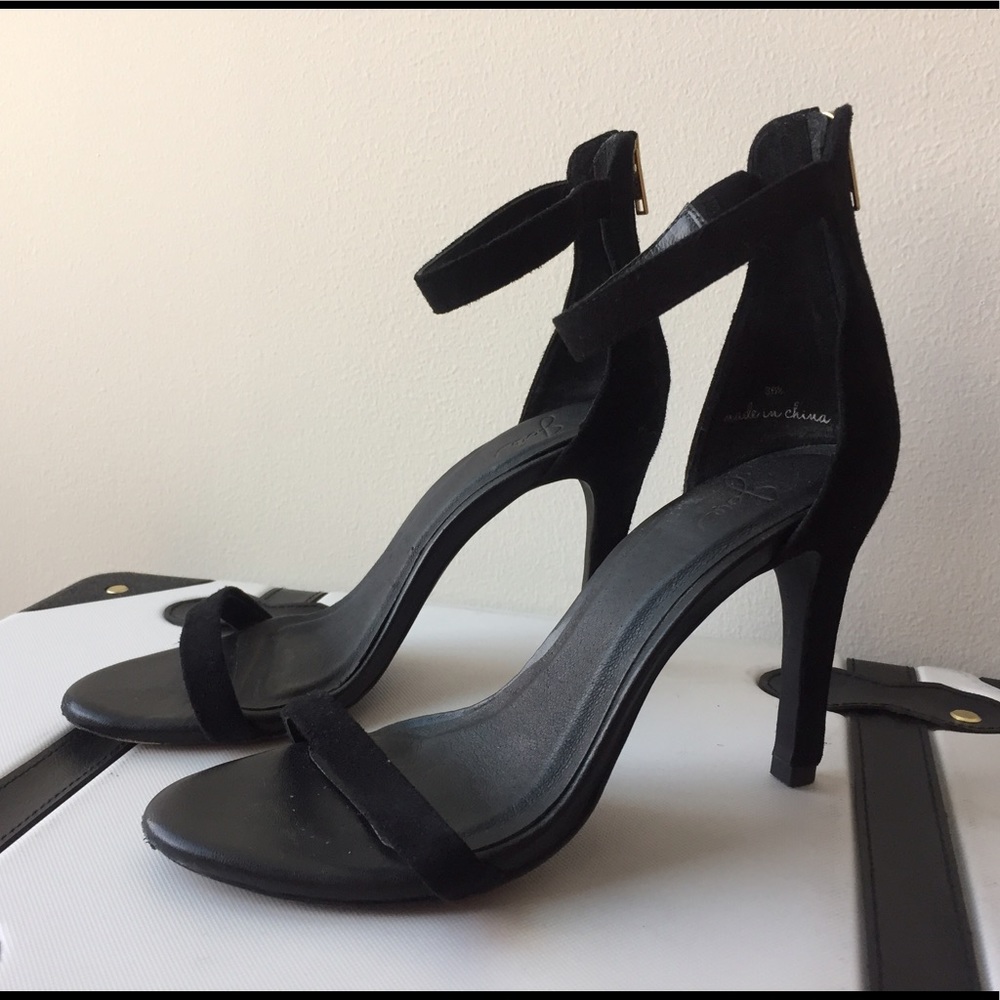 Joie Abbott Ankle Strap Sandal Black