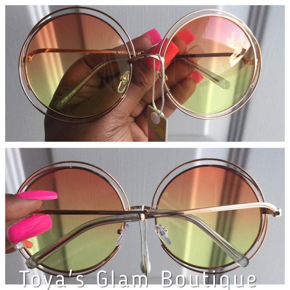 👓COLOR MIRROR CIRCULAR FASHION SUNGLASSES 👓