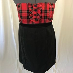 Plus Size Strapless Dress