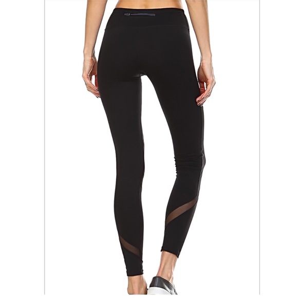 SALE- Double Mesh Panel Leggings - Picture 5 of 5