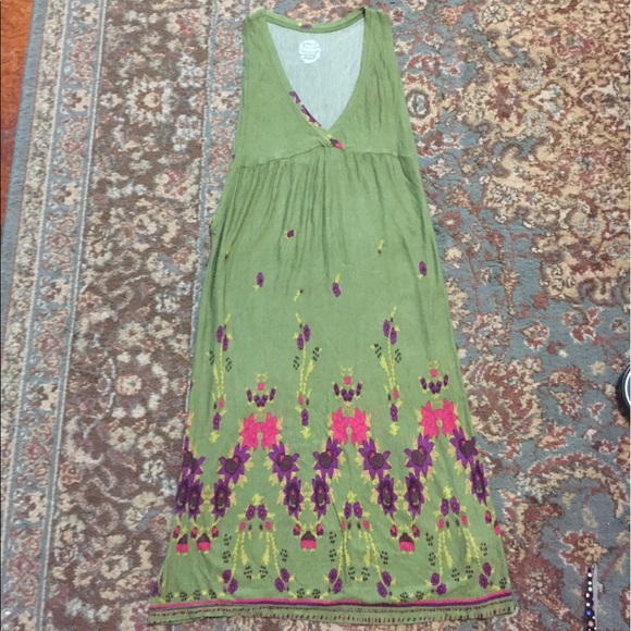 Free People Dresses & Skirts - Free People green and floral dress