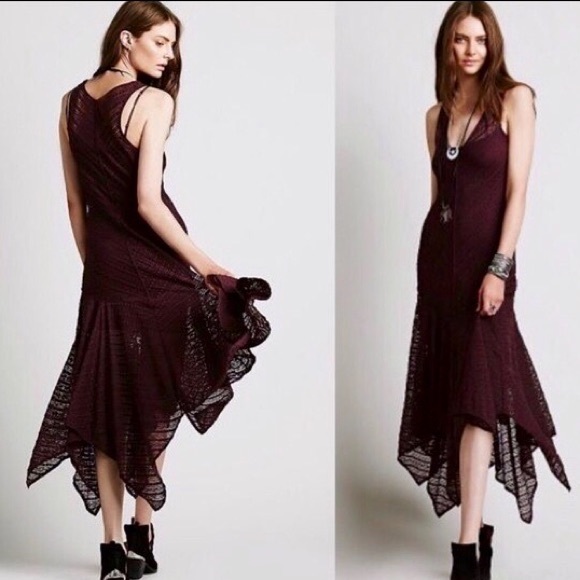 💃SOLD💃Free People Boho Lace Maxi Dress - Picture 4 of 4