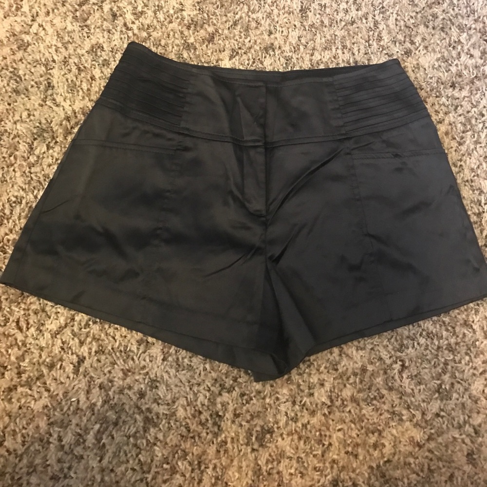 Black Silky Shorts
