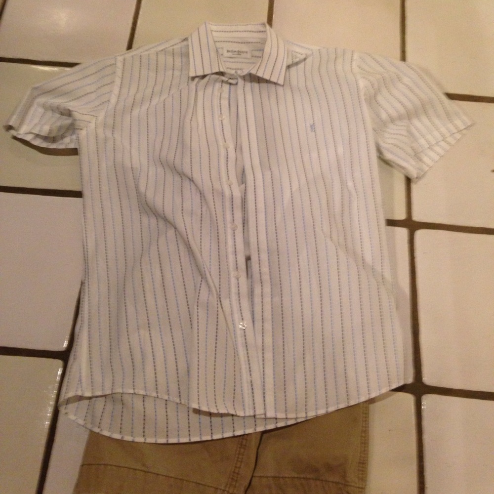 YvesSaintLaurent men's button up sz L