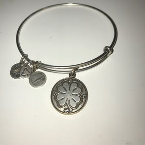 Silver Clover Alex and Ani Bracelet
