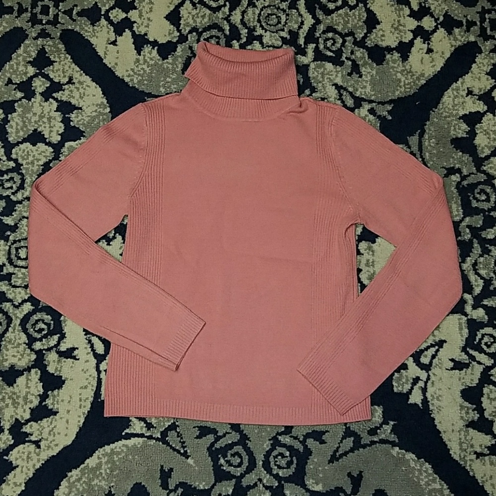 Takeout Pink Long Sleeve Sweater L fits like S/M