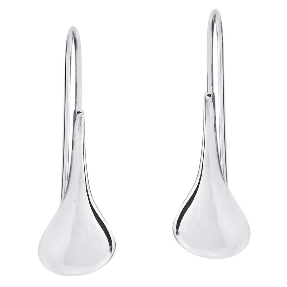 Handmade Classy Teardrop Hook Sterling Silver - Picture 3 of 6