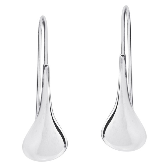 Handmade Classy Teardrop Hook Sterling Silver - Picture 3 of 6