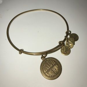 Alex and Ani Gold Born to Be Something Bracelet