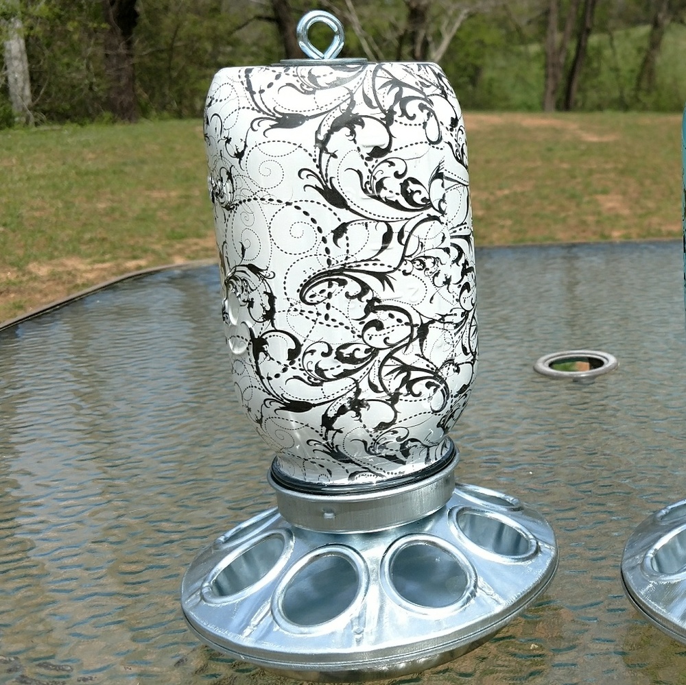 *SOLD* Mason Jar Bird Feeder