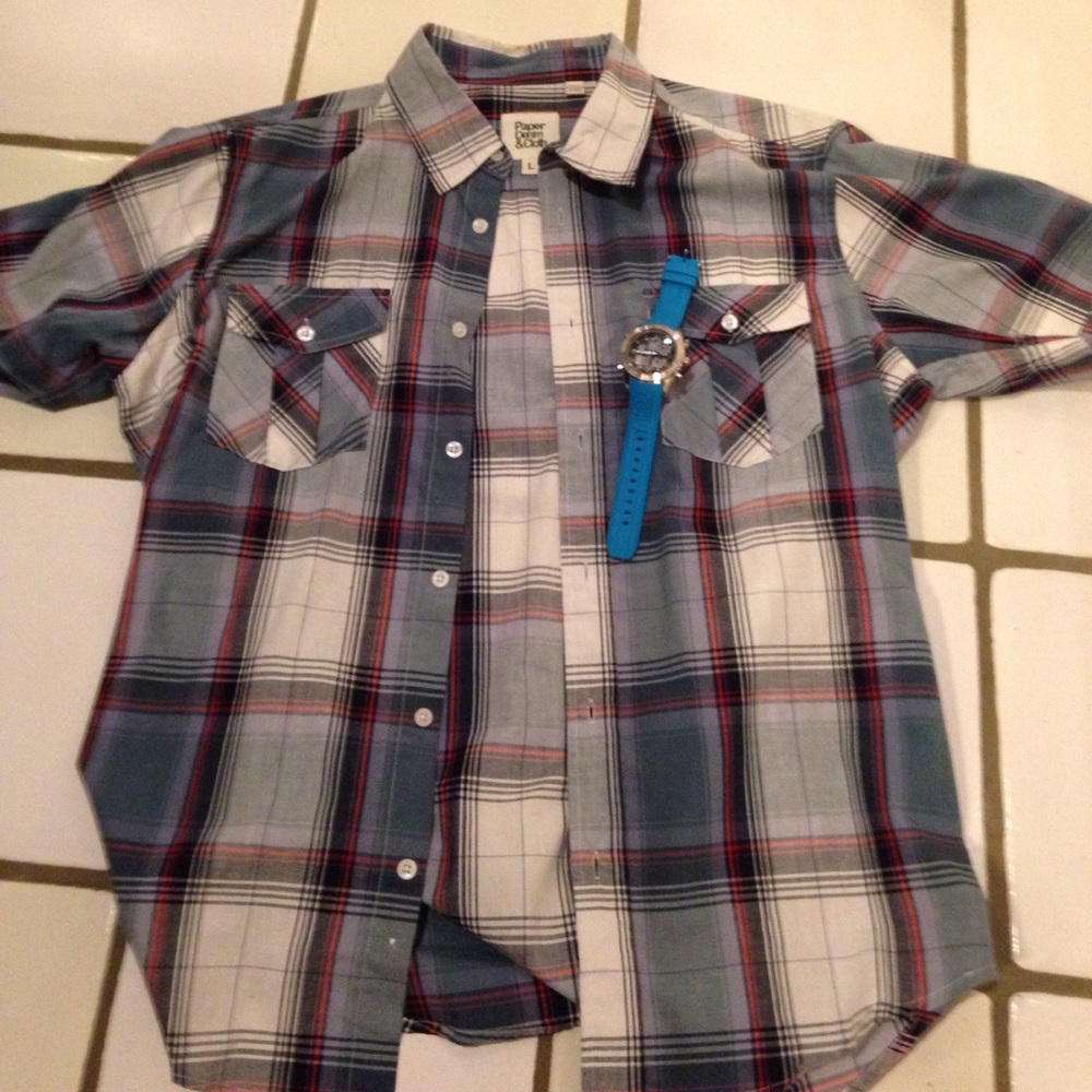 Paper denim & cloth , men's L , shirt