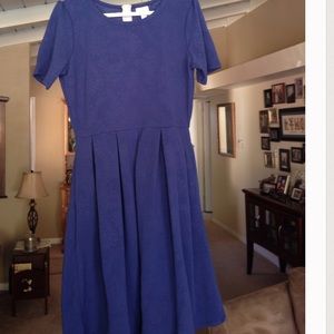 NWOT LulaRoe Amelia dress XL blue