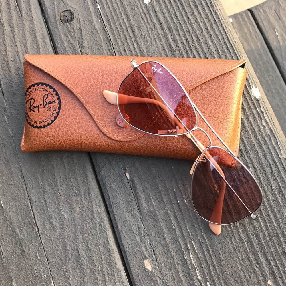 NEW NEVER WORN Ray Bans Aviator - Junior