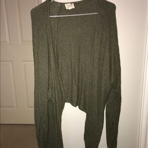 PACSUN olive green cardigan