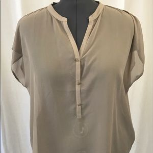 Plus Size Sheer Blouse