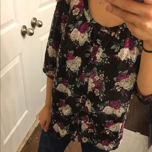 H&M floral blouse